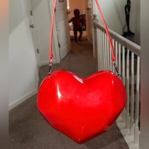 Simon miller red heart shaped bag